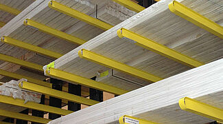 [Translate "Switzerland (DE)"] Kragarmregale für den Holzhandel