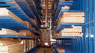 [Translate "Switzerland (DE)"] Automatische Lagersysteme im Holzhandel